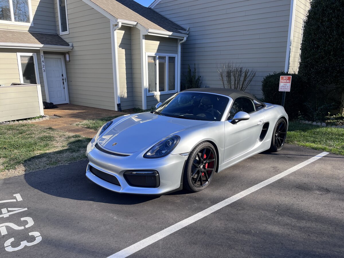 Porsche Boxster Spyder Front