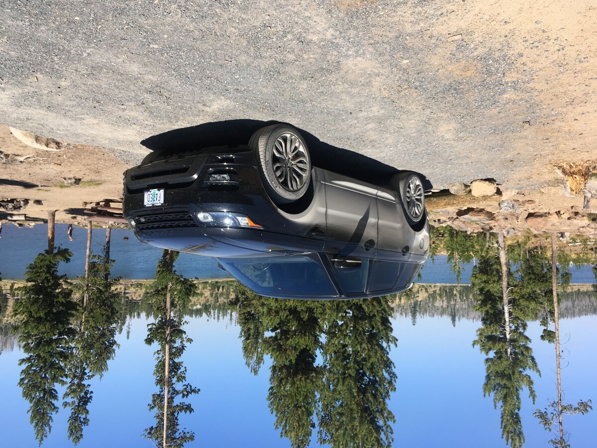 Range Rover Sport at Lake
